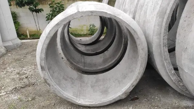 Fábrica de anel de concreto