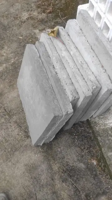 Lajotas de concreto para piso