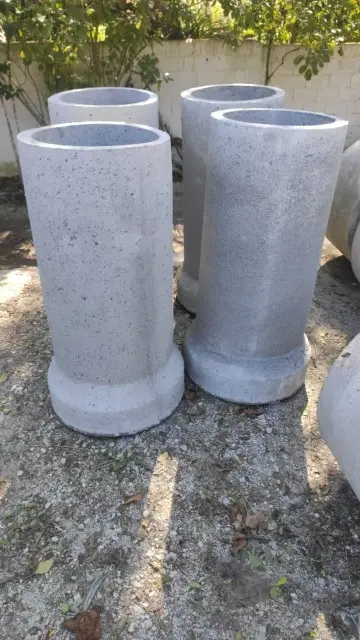 Tubo de concreto água pluvial